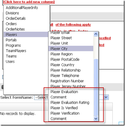 player eval verification fields