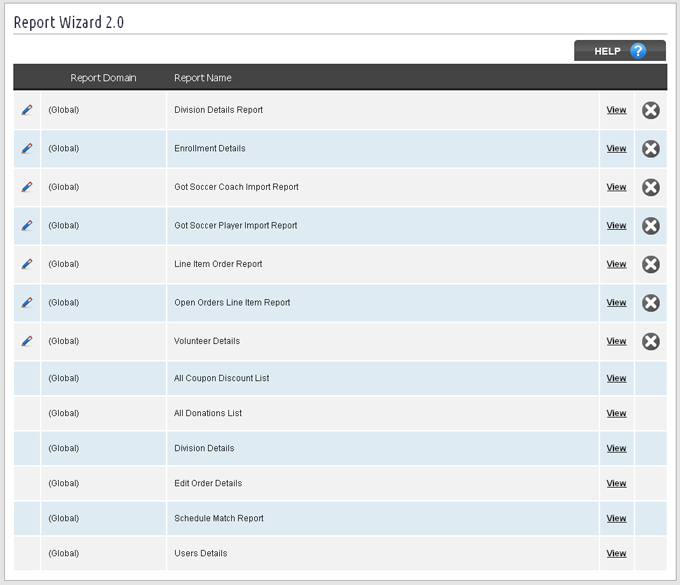 Report Wizard