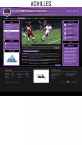 achilles sports website template