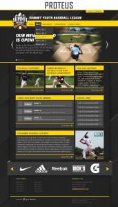 proteus sports website template