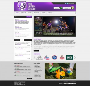 Ares sports website template