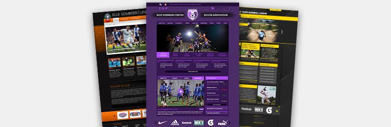 sport website templates